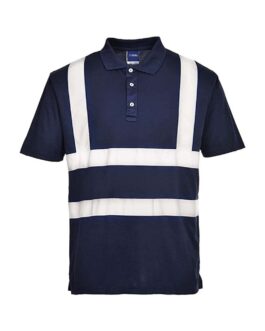 Work Wear Hi Viz Polo Shirt with Custom Logo by Athlo
