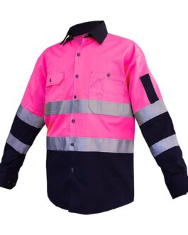Work Wear Hi Viz Shirt with Custom Logo by Athlo