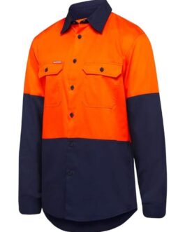 Work Wear Hi Viz Shirt with Custom Logo by Athlo